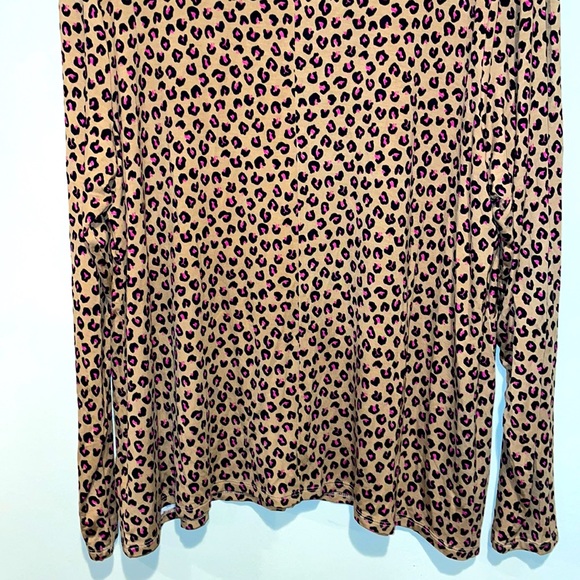 Lane Bryant Cheetah Print Blouse 18/20 NWOT - Picture 8 of 9